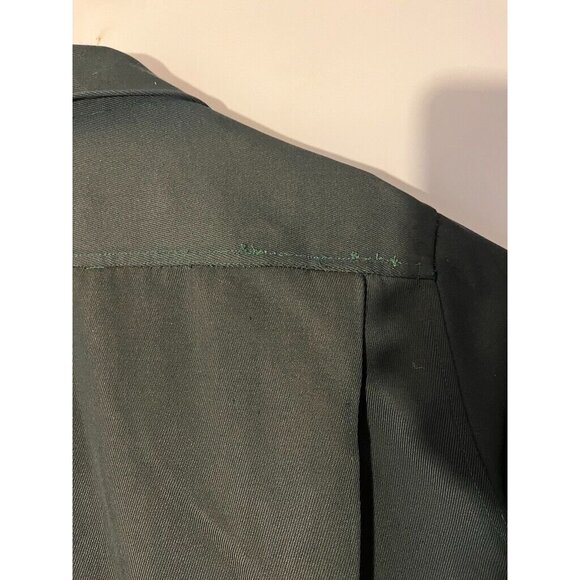 VTG LEE Cheetopa Chevrolet 60s 70s Green Service Jacket Sz 44 - Picture 5 of 9
